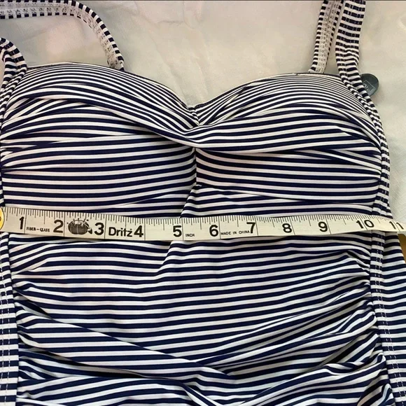 NWT NipTuck striped swimsuit - Picture 2 of 8